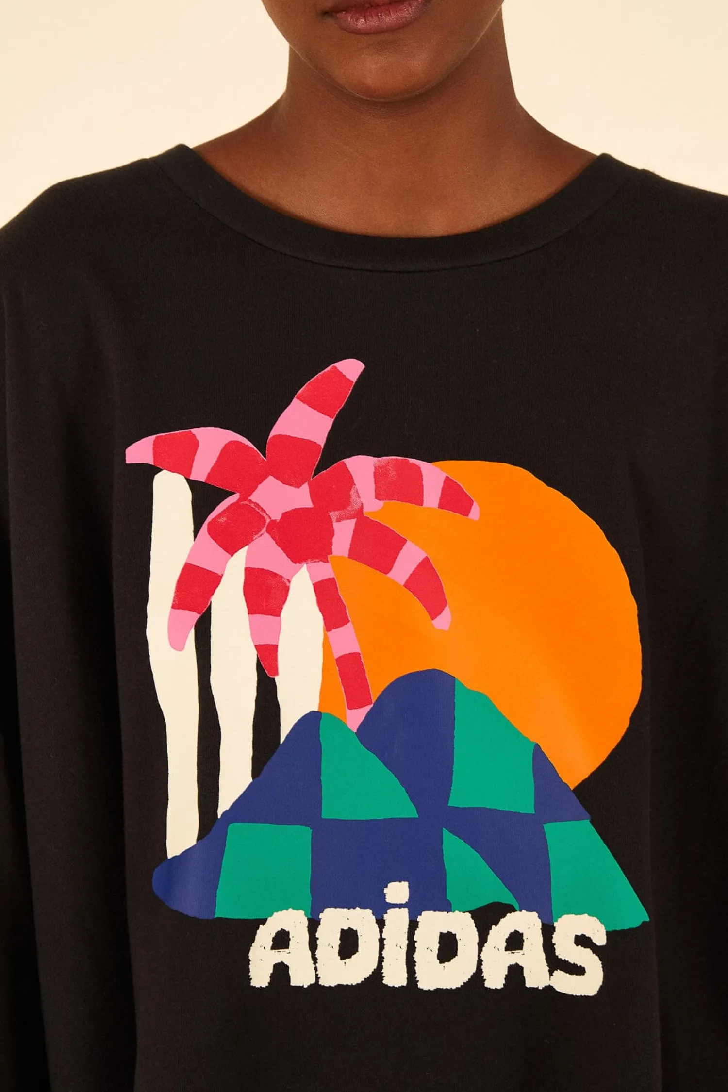 FARM Rio ADIDAS FARM GFX TEE BLACK