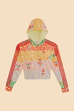 FARM Rio ADIDAS FARM HOODIE PEARL CITRINE
