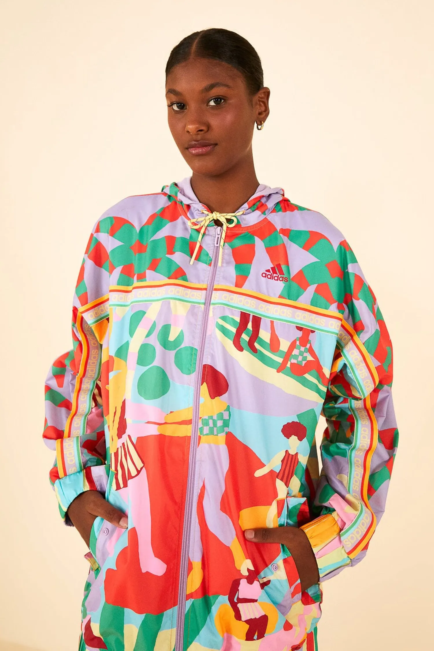 FARM Rio ADIDAS FARM JACKET PURPLE