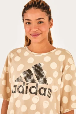FARM Rio  ADIDAS FARM TOTALLY NEW RIO T-SHIRT KHAKI