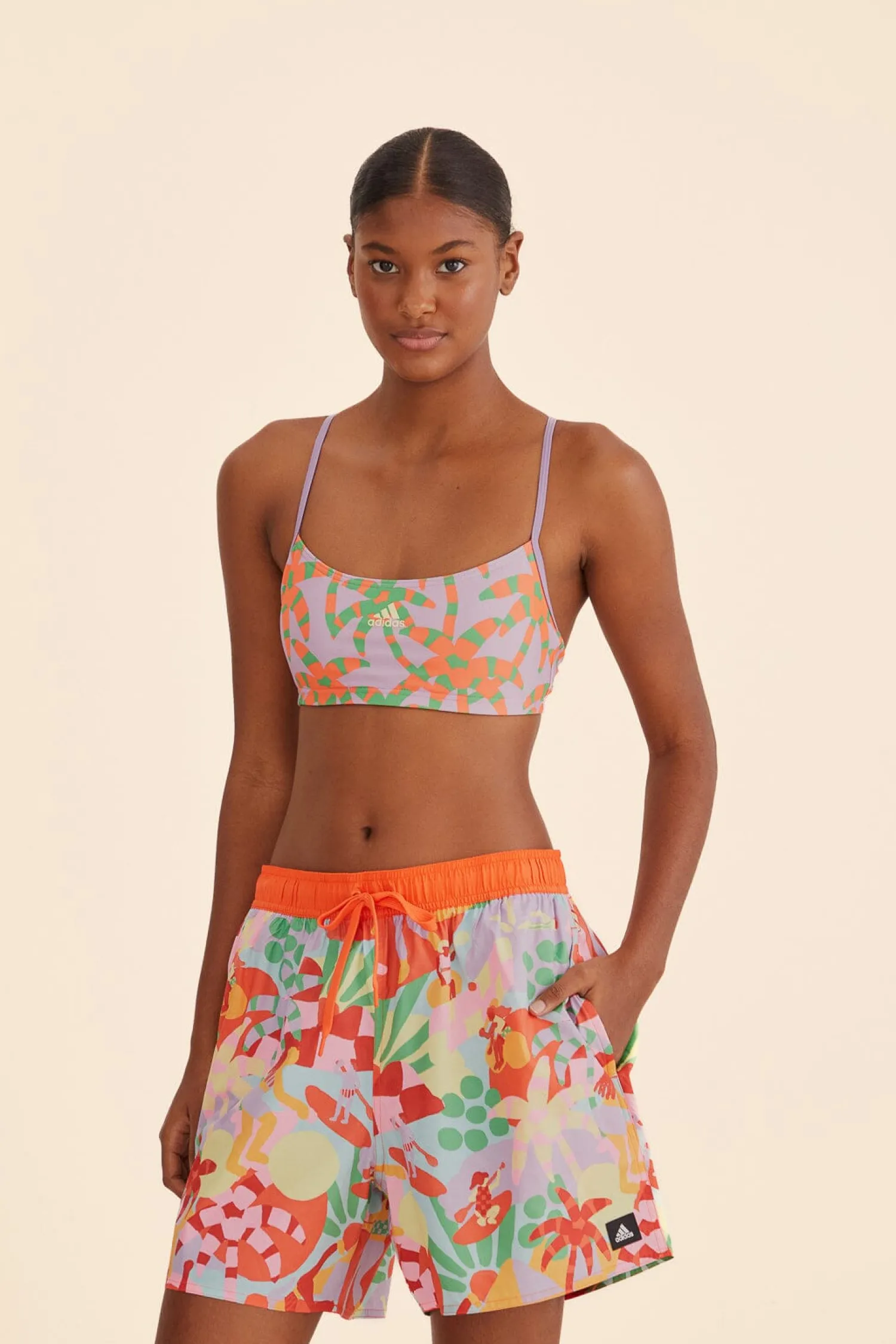 FARM Rio ADIDAS FARM UNITEFIT SHORTS RED