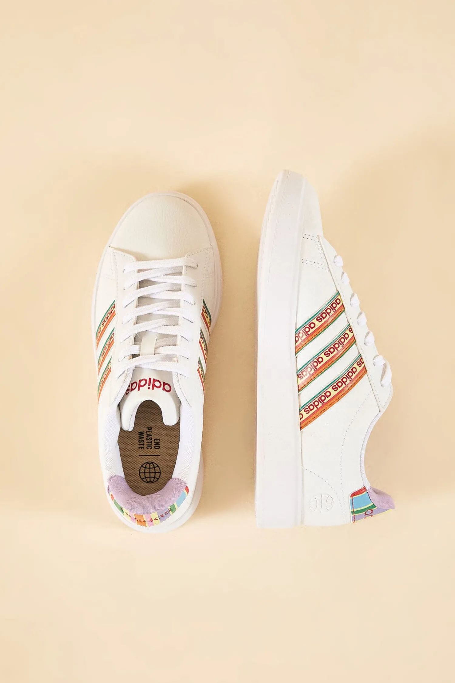 FARM Rio ADIDAS GRAND COURT 2.0 FOOTWEAR WHITE