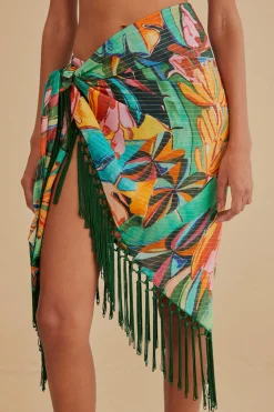 FARM Rio  BANANA FOLIAGE SARONG