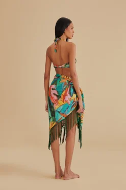 FARM Rio  BANANA FOLIAGE SARONG