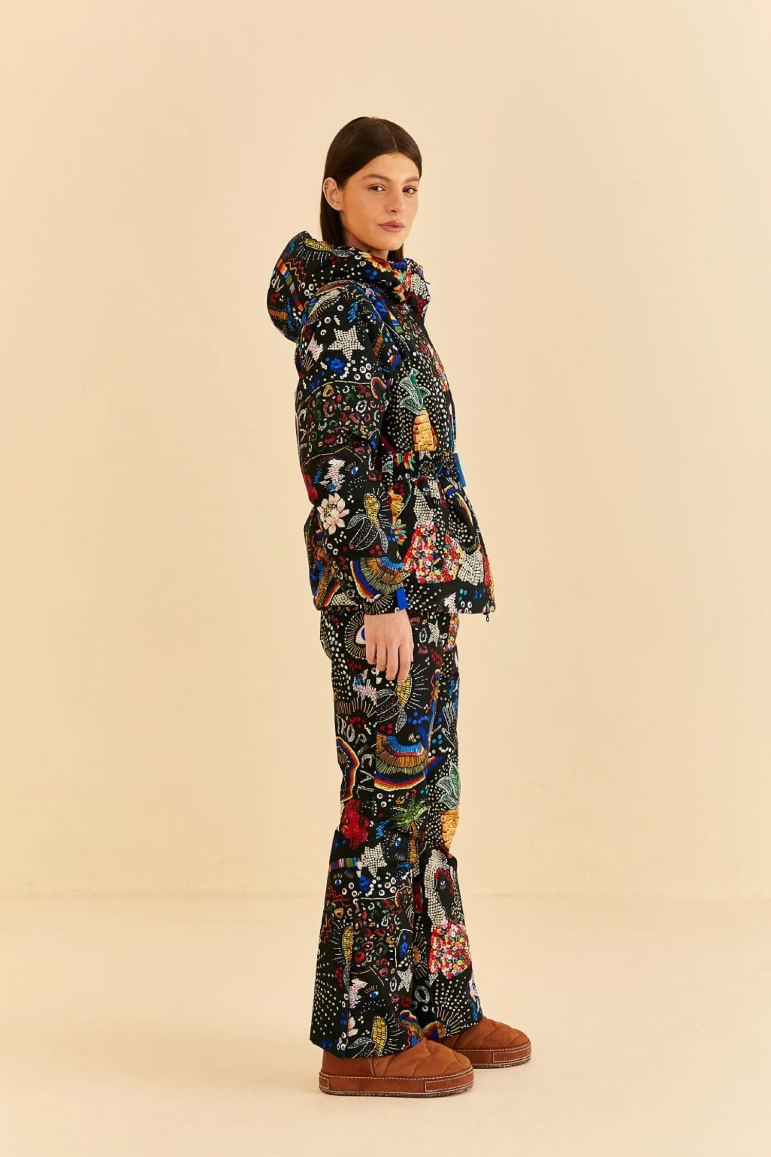 FARM Rio BLACK BOROGODO SKI JACKET