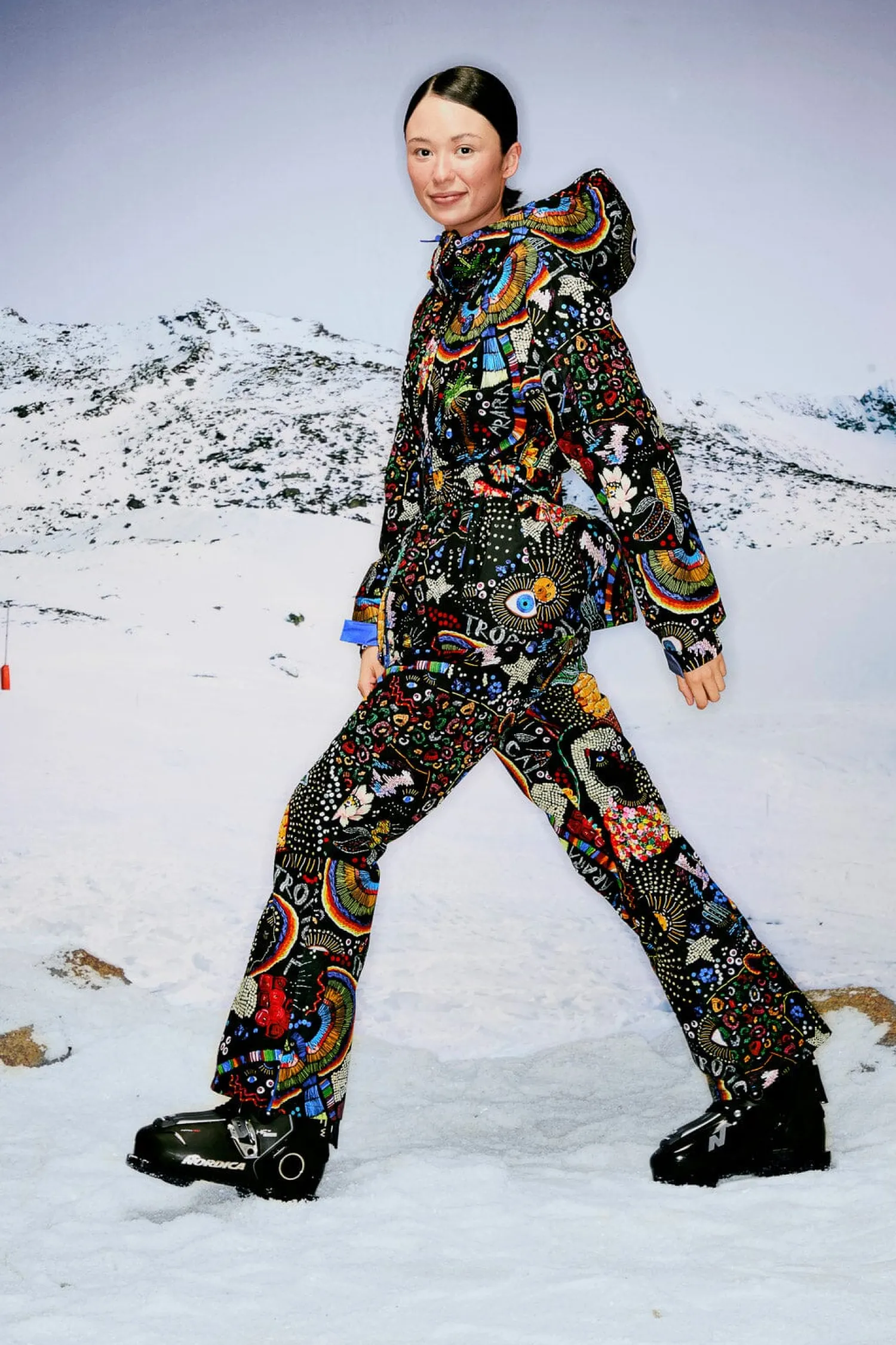 FARM Rio BLACK BOROGODO SKI PANTS