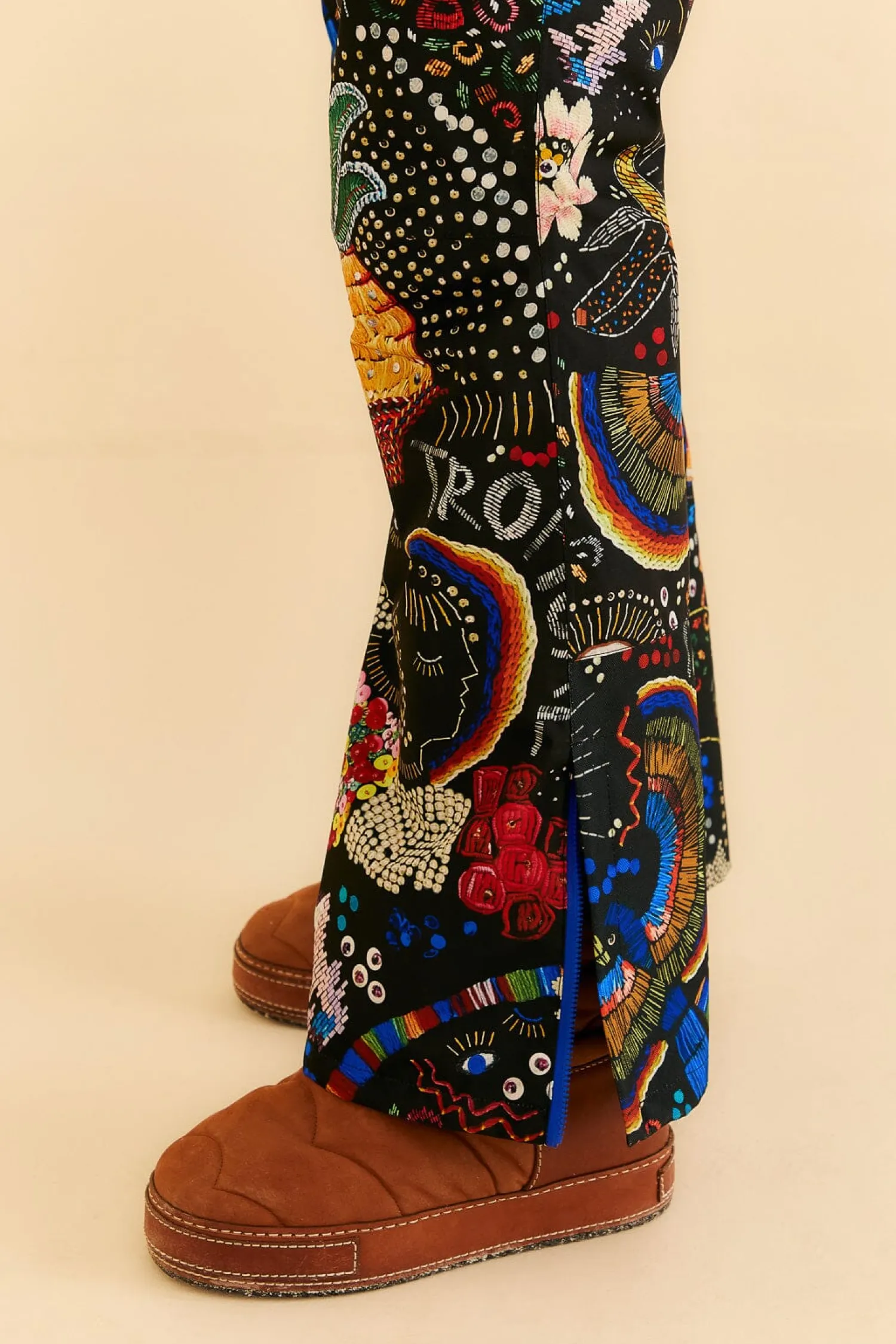 FARM Rio BLACK BOROGODO SKI PANTS