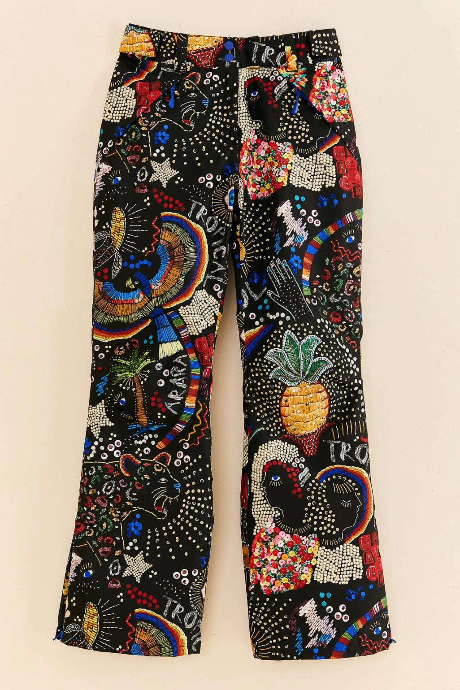 FARM Rio BLACK BOROGODO SKI PANTS