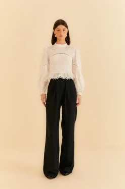 FARM Rio BLACK LOW WAISTED PANTS