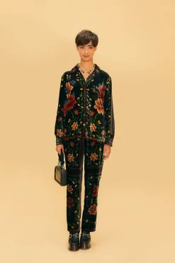 FARM Rio BLACK MACAWS GARDEN PANTS