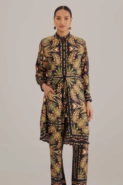 FARM Rio BLACK MARTINA SCARF PANTS