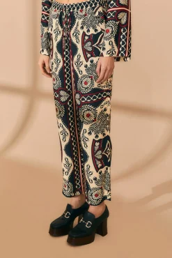 FARM Rio BLACK PASSION SCARF PANTS