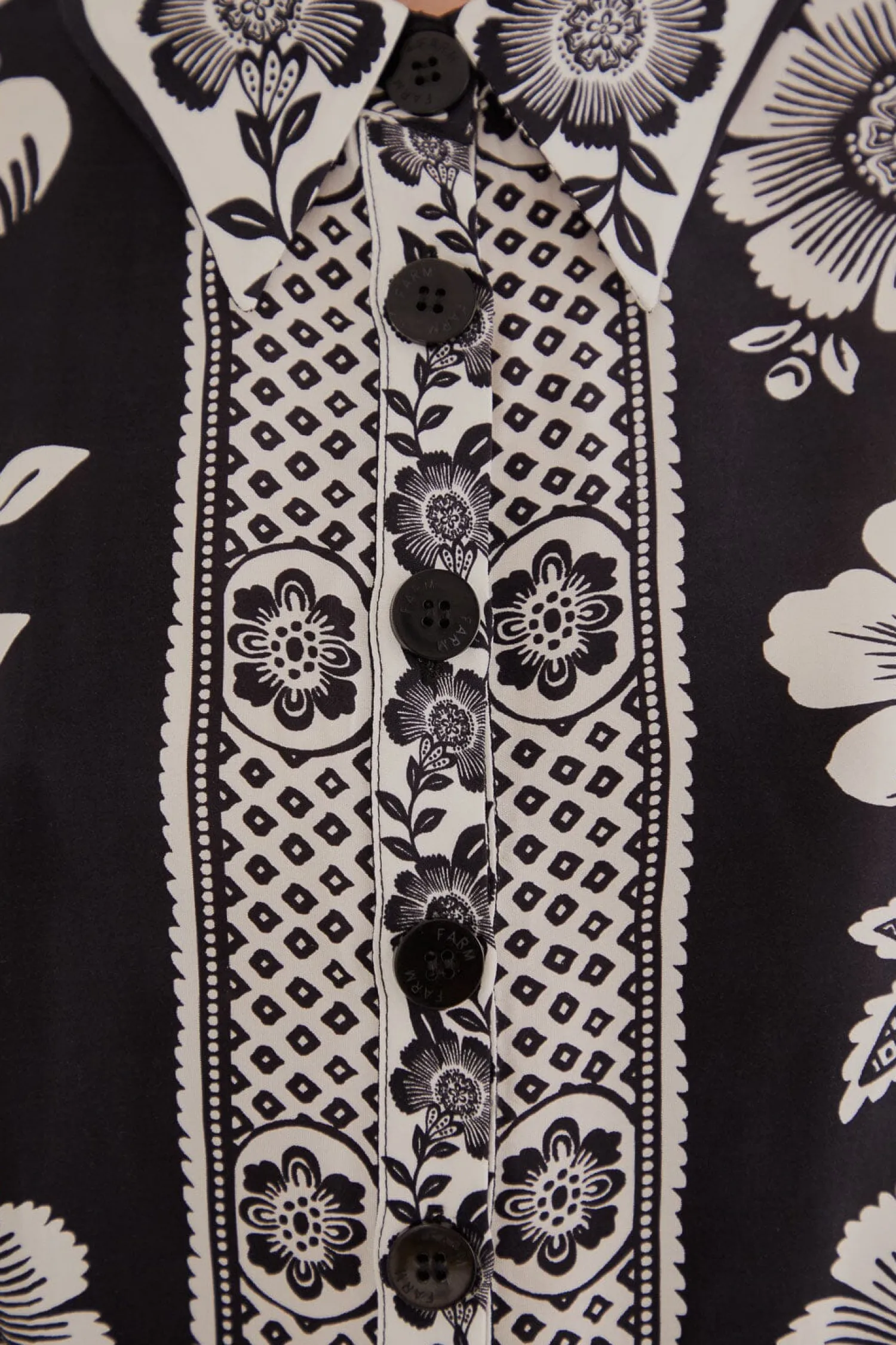 FARM Rio BLACK PINEAPPLE GARDEN JUMPSUIT