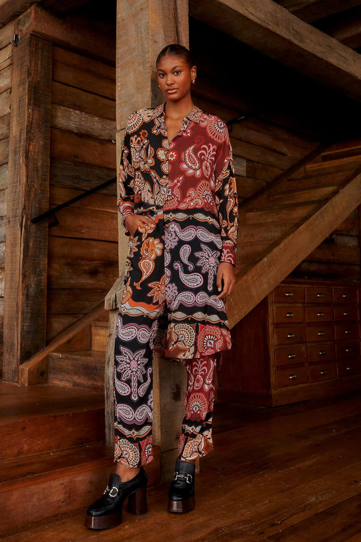 FARM Rio BLACK SWEET MERMAIDS PANTS