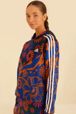 FARM Rio  BLUE ADIDAS FARM HOODIE