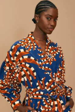 FARM Rio  BLUE BANANADA JUMPSUIT
