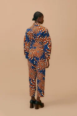 FARM Rio  BLUE BANANADA JUMPSUIT