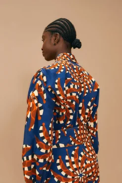FARM Rio  BLUE BANANADA JUMPSUIT