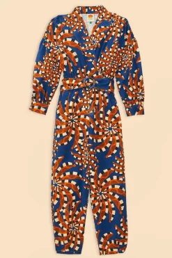 FARM Rio  BLUE BANANADA JUMPSUIT