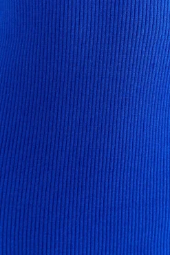 FARM Rio BLUE HEART NECKLINE KNIT DRESS