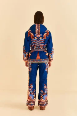 FARM Rio BLUE NATURE BEAUTY SKI JACKET