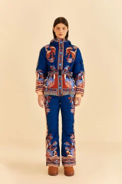 FARM Rio BLUE NATURE BEAUTY SKI PANTS