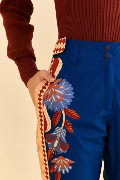 FARM Rio  BLUE NATURE BEAUTY SKI PANTS