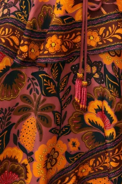 FARM Rio  BLUSH GARDEN BLOOM MAXI DRESS