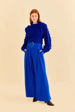 FARM Rio BRIGHT BLUE TAILORED PANTS