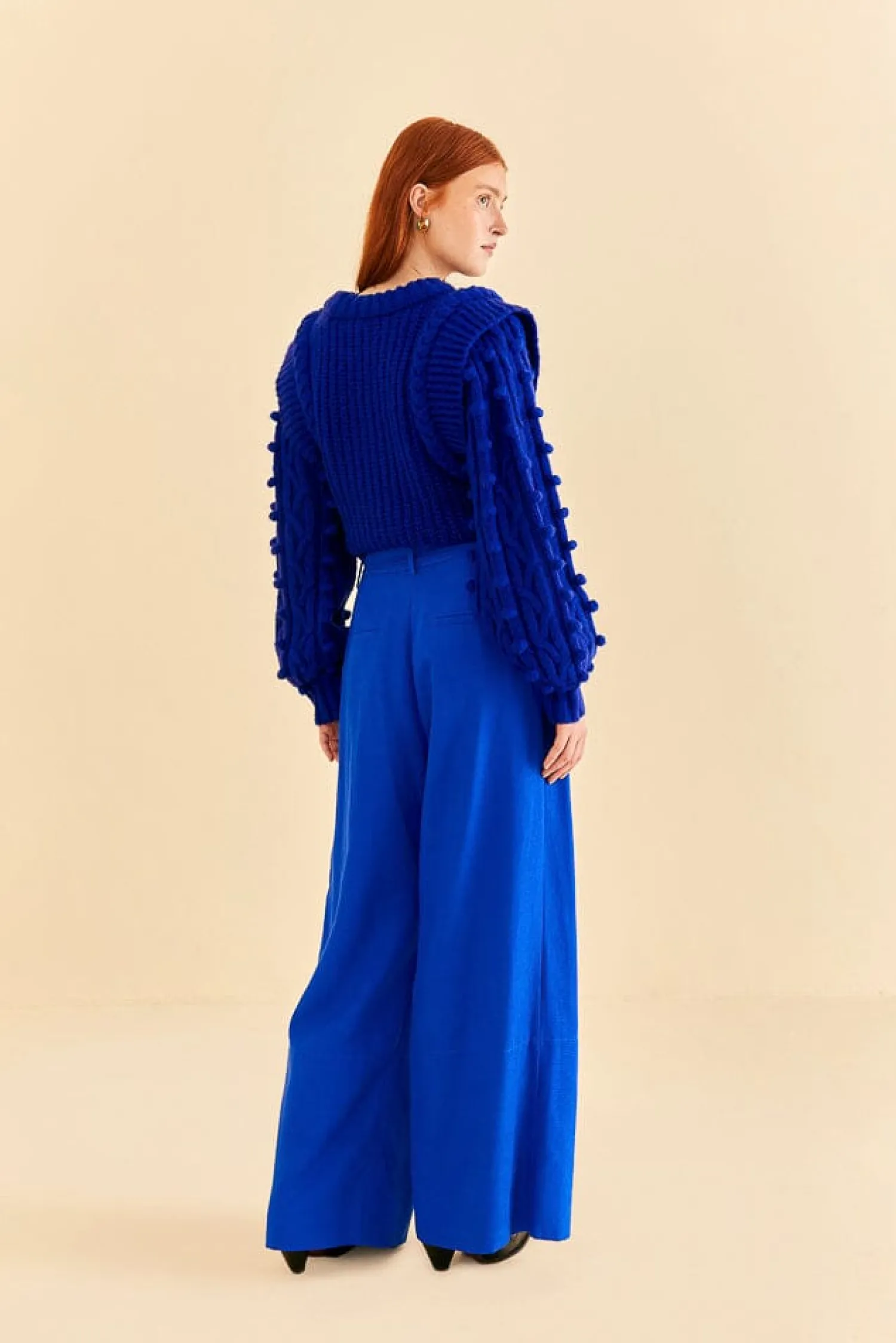 FARM Rio BRIGHT BLUE TAILORED PANTS