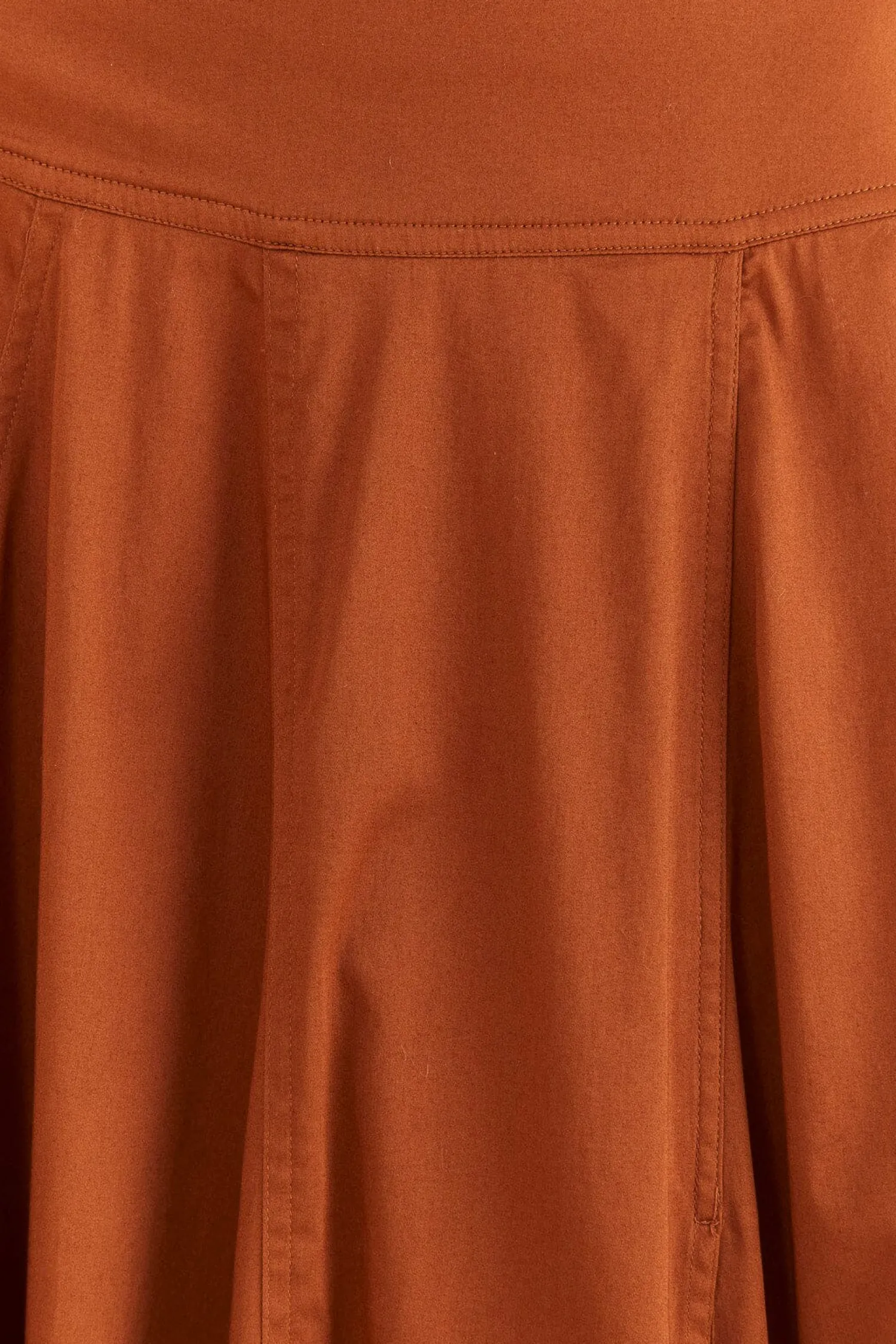 FARM Rio CARAMEL RUFFLE MAXI SKIRT