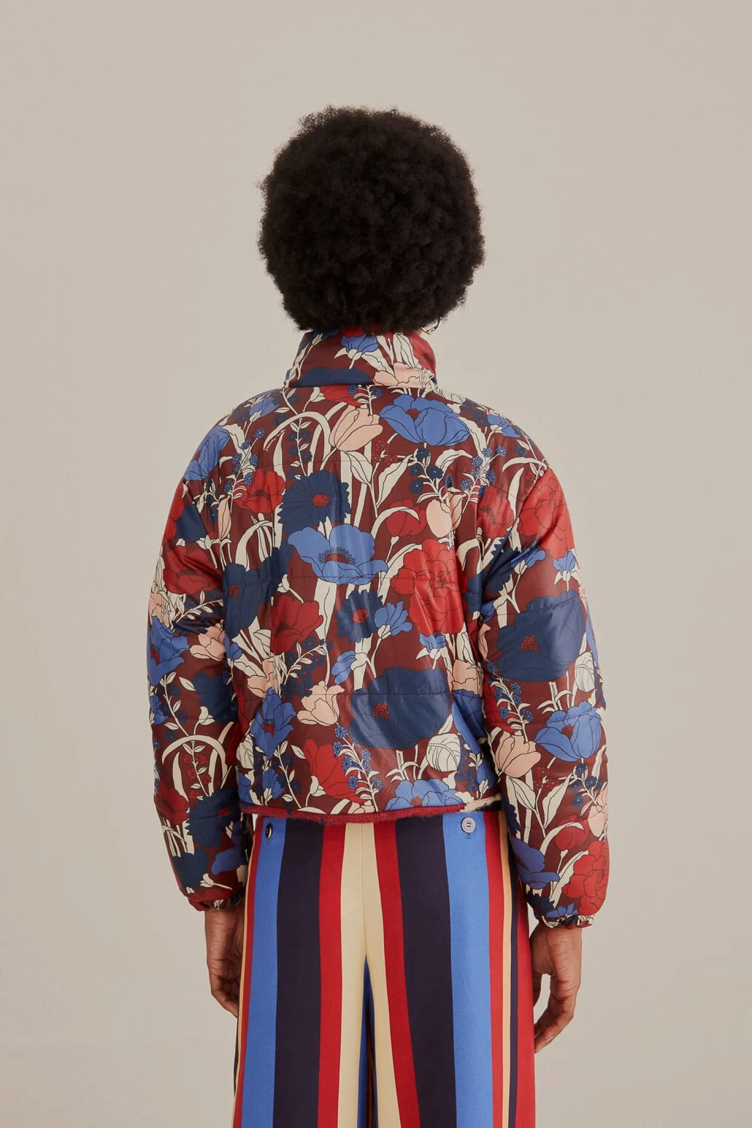 FARM Rio CARIOCA TRICOT PUFFER JACKET