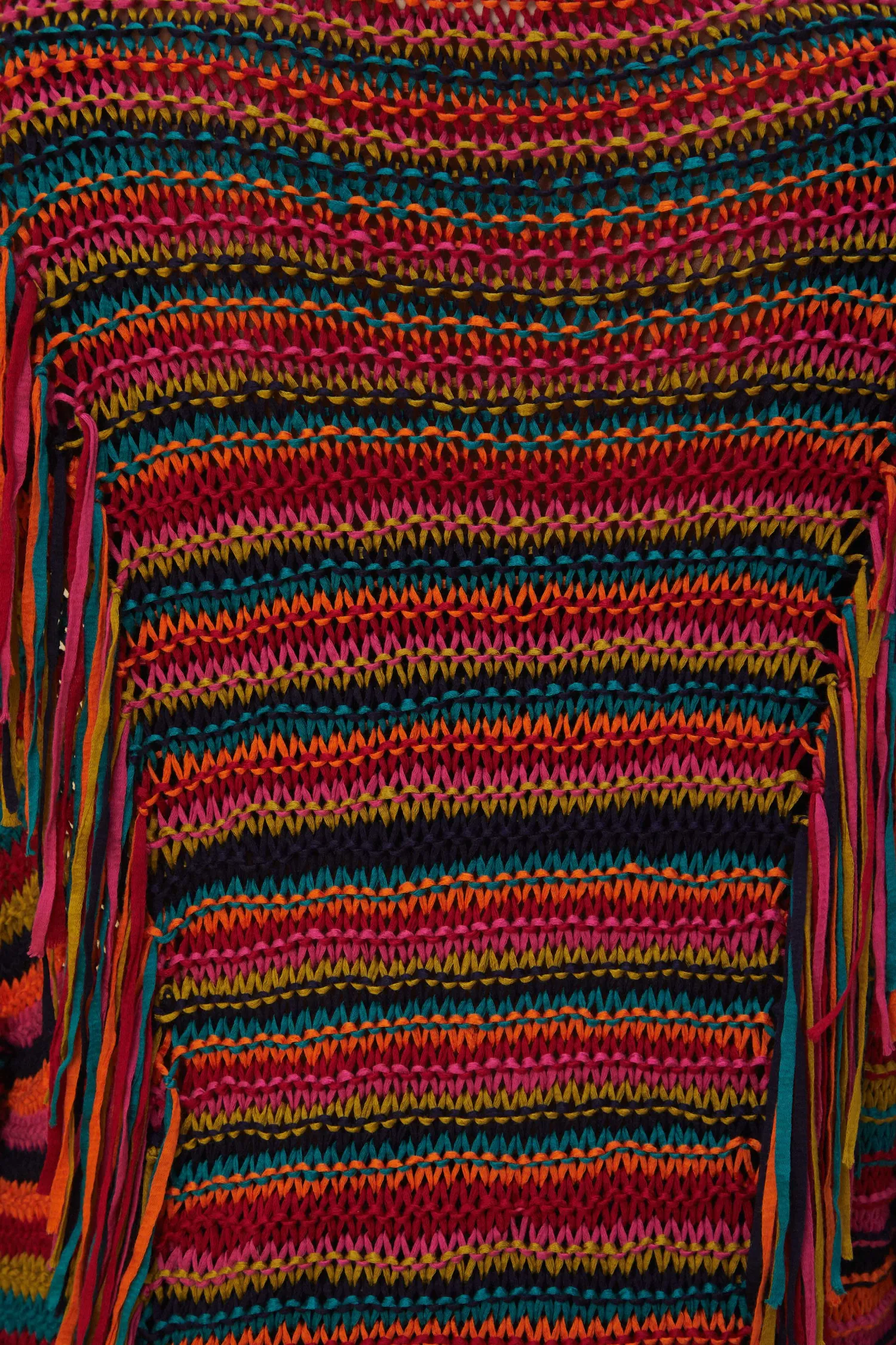 FARM Rio COLORFUL STRIPES KNIT CARDIGAN