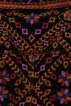 FARM Rio  EMBROIDERED LONG SLEEVE JUMPSUIT