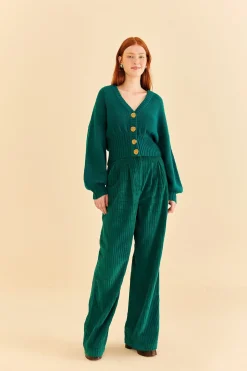 FARM Rio EMERALD CORDUROY PANTS