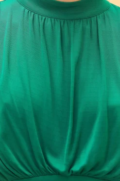 FARM Rio EMERALD HIGH NECK MAXI DRESS