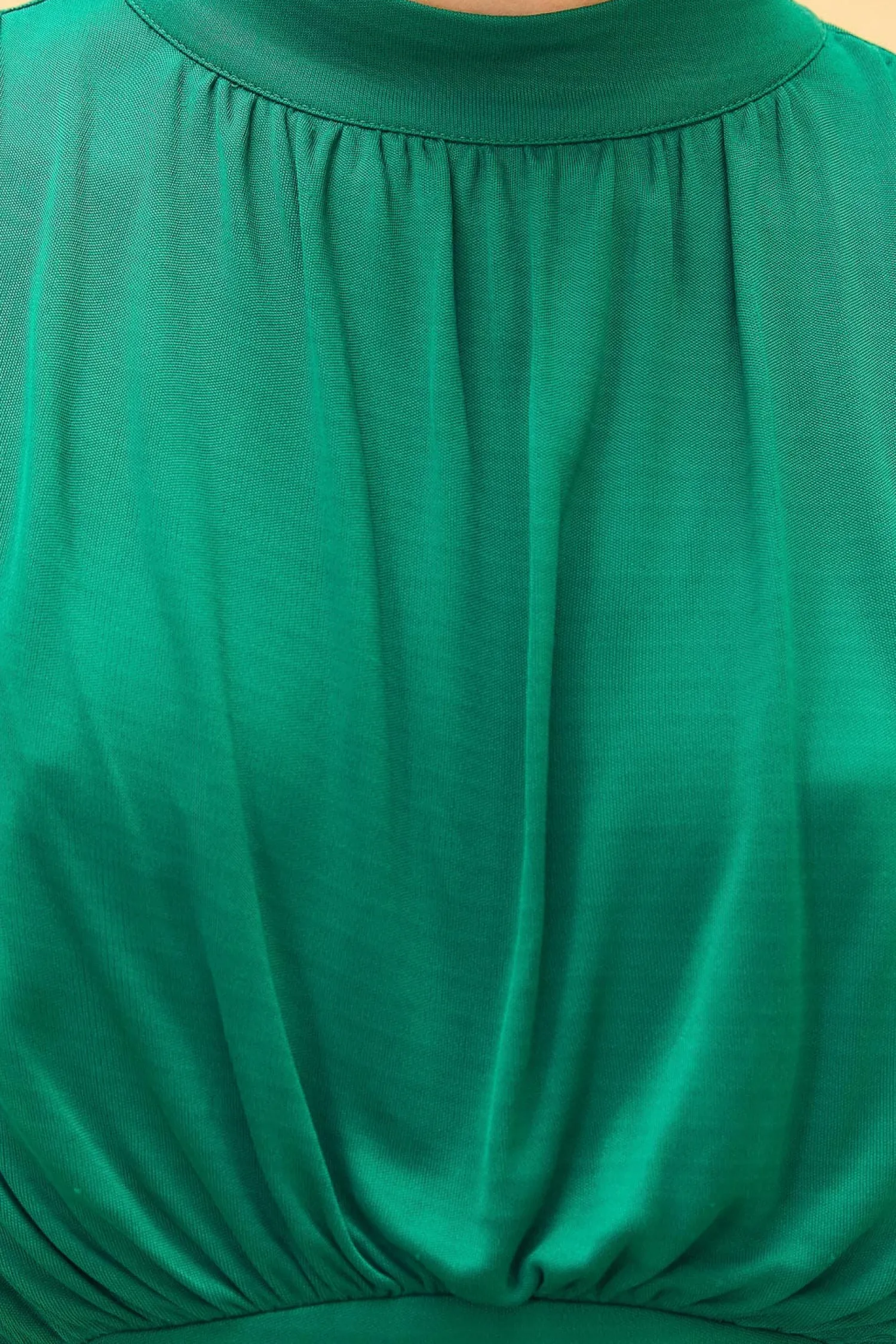 FARM Rio EMERALD HIGH NECK MAXI DRESS