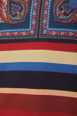 FARM Rio  ENERGY SCARF MIXED PRINT SWEATSHIRT
