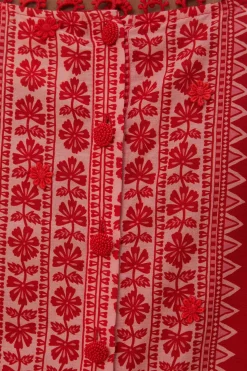FARM Rio  FLORA TAPESTRY RED BLOUSE