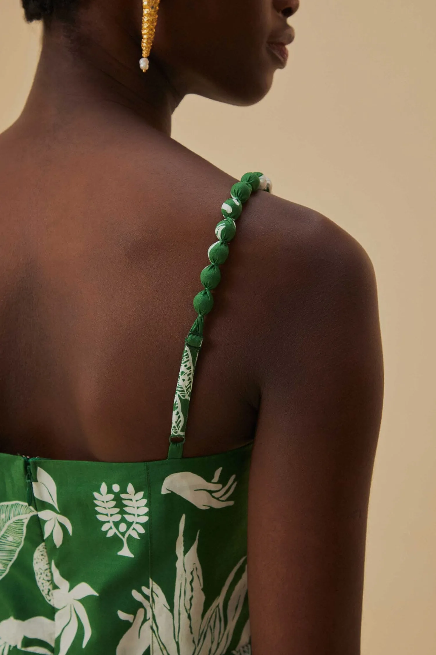 FARM Rio FOREST SOUL MIX MIDI DRESS