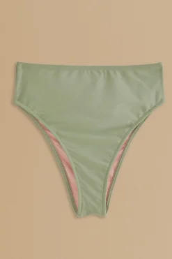 FARM Rio  GREEN HIGH WAISTED BIKINI BOTTOM