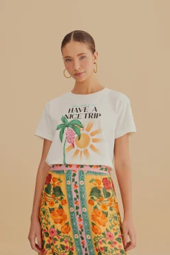 FARM Rio HAVE A NICE TRIP ORGANIC COTTON FIT T-SHIRT