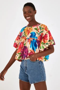 FARM Rio HIGH LOOSE SHORT LEVIS