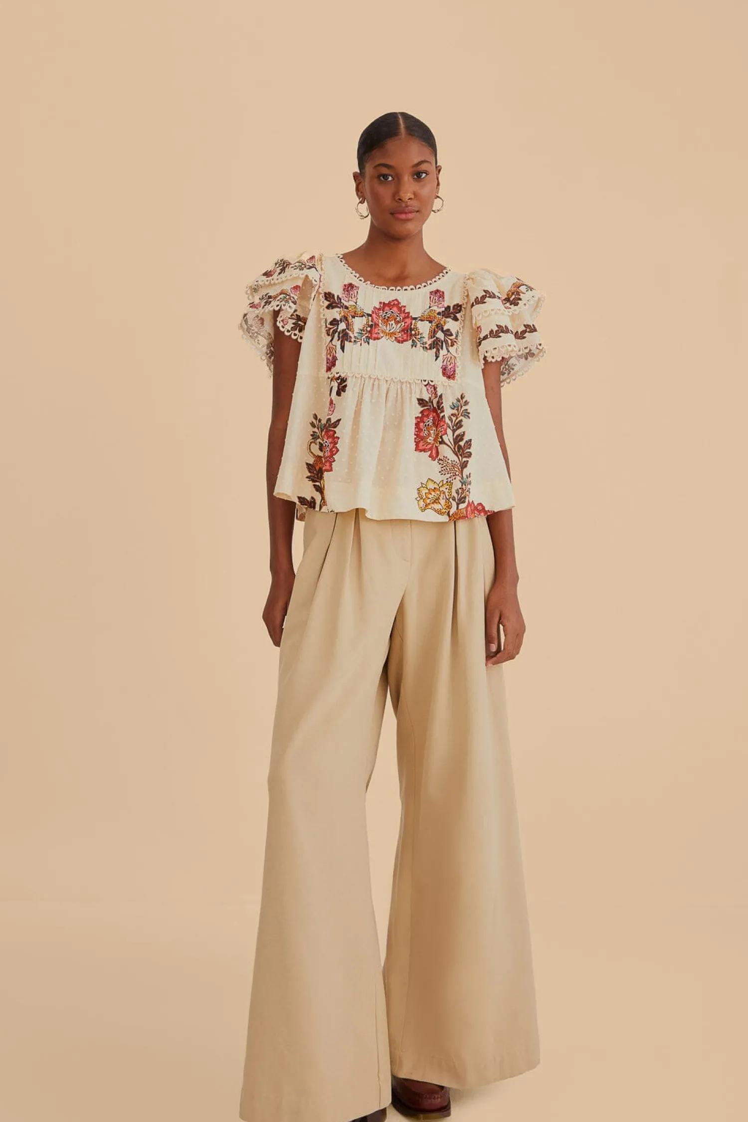 FARM Rio KAKHI HIGH WAIST PANTS