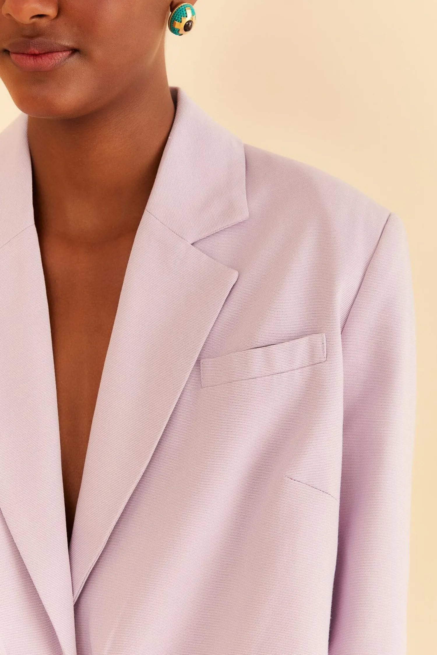 FARM Rio LILAC CUT OUT BLAZER