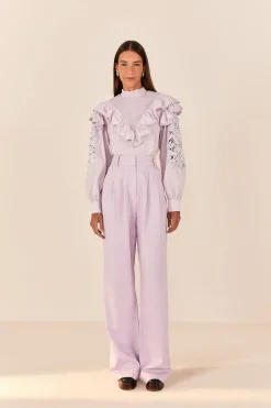FARM Rio LILAC LOW WAISTED PANTS
