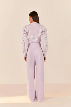FARM Rio  LILAC LOW WAISTED PANTS