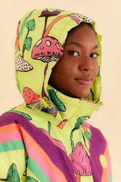 FARM Rio  LIME GREEN NEW MUSHROOM SKI JUMPSUIT