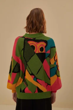 FARM Rio MACAQUITO KAMBO KNIT SWEATER