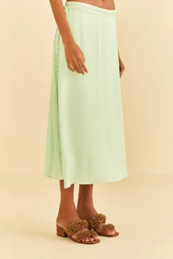 FARM Rio  MINT MIDI SKIRT